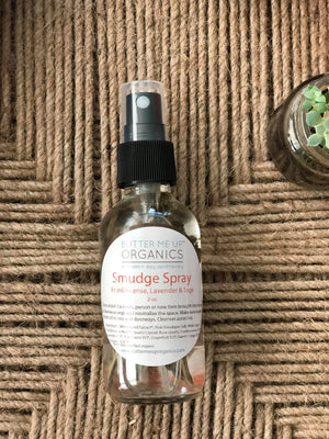 Organic Energy Cleansing Spray / Smudge Spray / Space Clearing / White Smokey