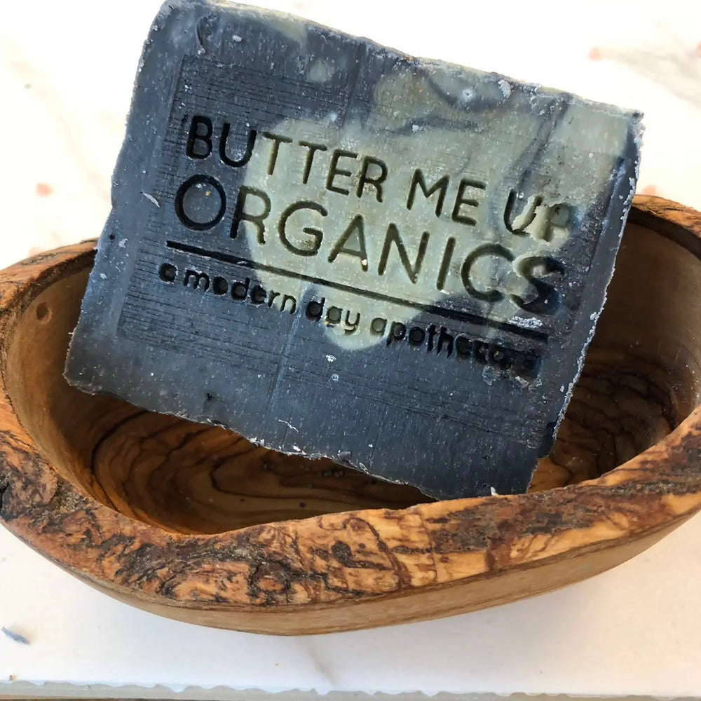 Organic Lemongrass Mint with Activated Charcoal and French Green Clay White Smokey