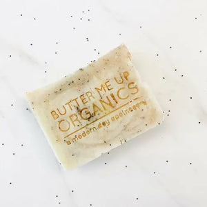 Lemon Poppyseed / VEGAN soap / PALM FREE / Exfoliating Soap / Scrub White Smokey