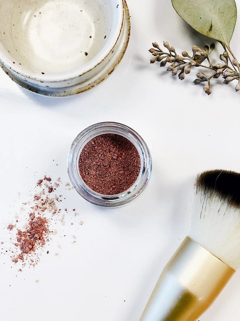 Organic Botanical Blush / Natural Blush / Titanium Dioxide FREE / White Smokey