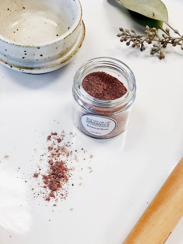 Organic Botanical Blush / Natural Blush / Titanium Dioxide FREE / White Smokey