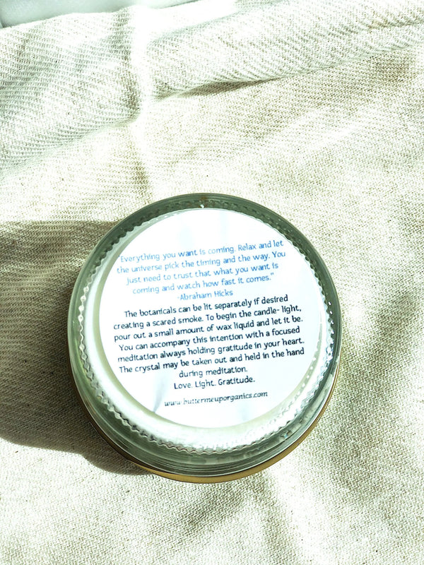 Blessings Candle / Intention Candle / Good Luck / Soy Handpoured - Thrivera