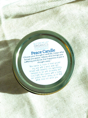 Peace Candle / Serenity Candle / Intention Candle / Ritual Candle / - Thrivera