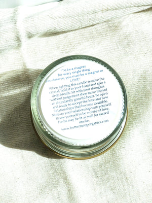 Love Spell / Intention Candle/ Ritual Candle / Love and Light / Rose - Thrivera
