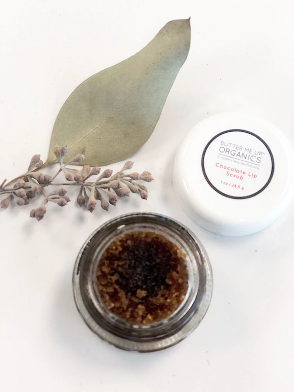 Organic Chocolate Lip Scrub Flaky Chapped Lips White Smokey