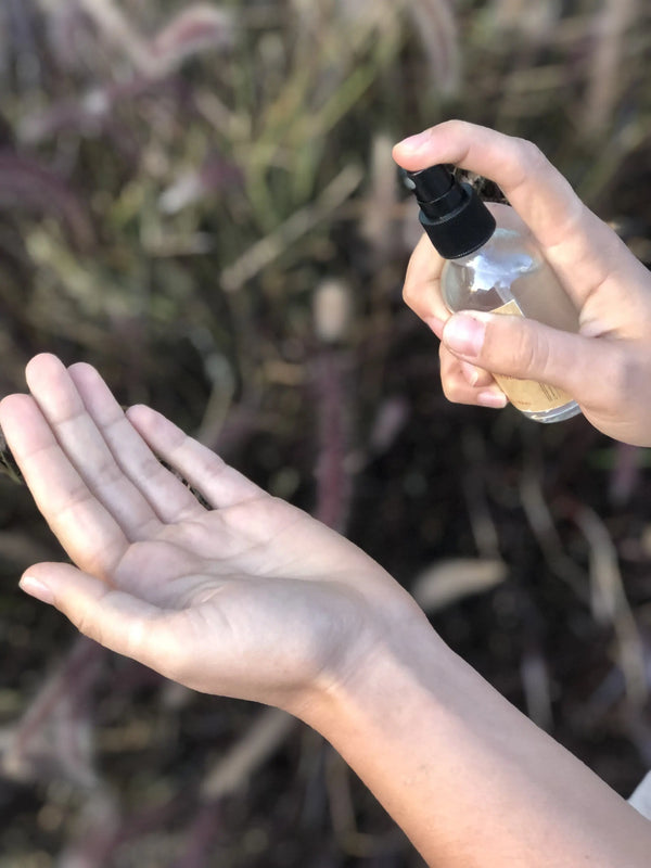 Organic Hand Sanitizer Triclosan Free / Organic Sanitizer / Butter Me White Smokey