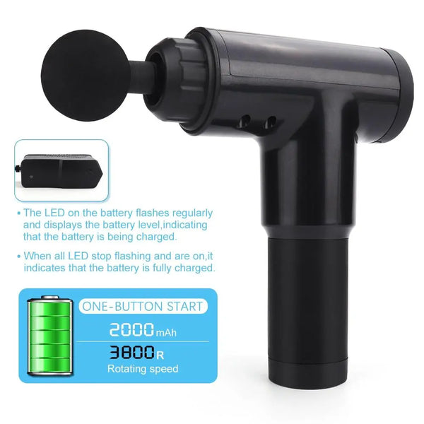 High Quality 6 Speeds Handheld Massager Yellow Pandora