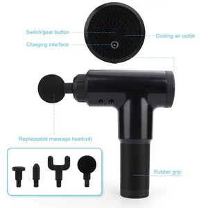 High Quality 6 Speeds Handheld Massager Yellow Pandora