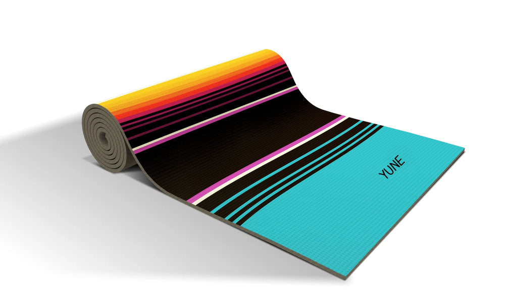 Yoga Mat | 6mm Thick | Blue | Non-Slip | Eco Friendly | Yune Yoga | - Thrivera