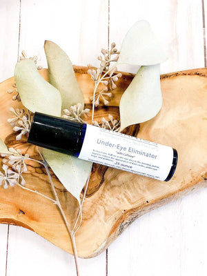 Organic Caffeinated Under Eye Serum / Under Eye Repair / Dark Circles White Smokey