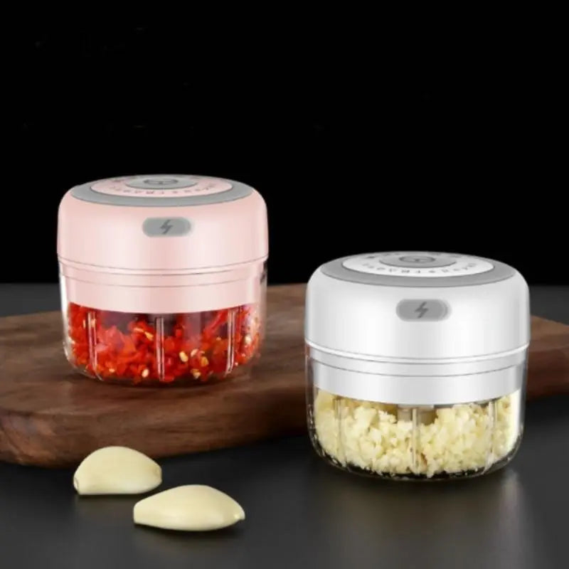 Quick Chop Powered Herbs,Veggie Chopper And Salsa Maker Salmon Lucky